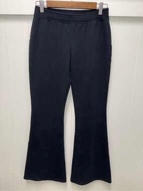 Hollister Black Flare Pants Women’s Small Short Stretch Pull On Y2K